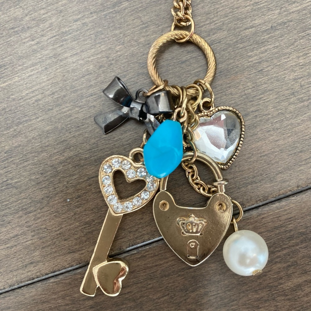 Heart necklace with charms Sale 😉 3 for $15